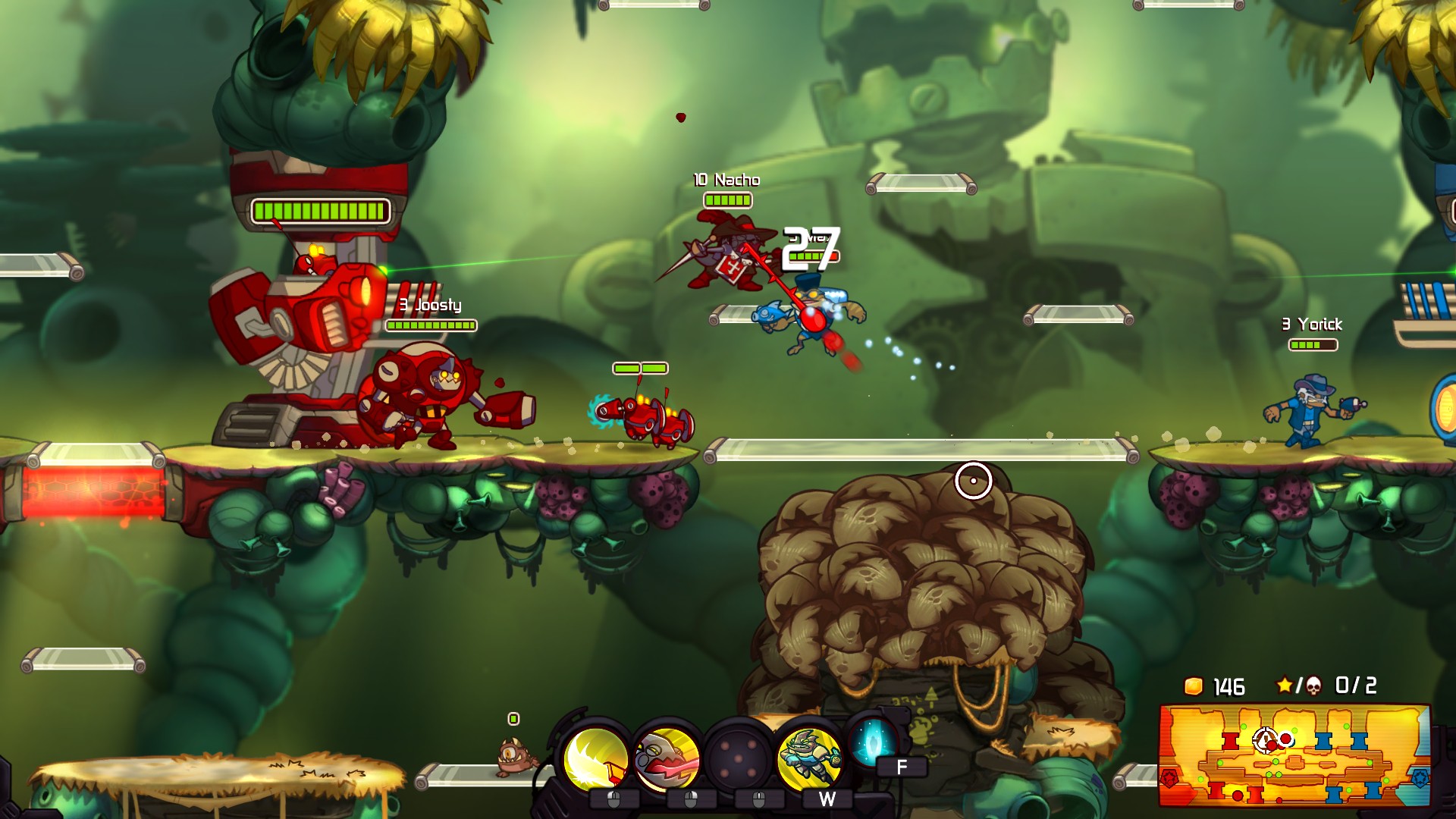 Awesomenauts - Mousquetaire Leon Skin screenshot 3