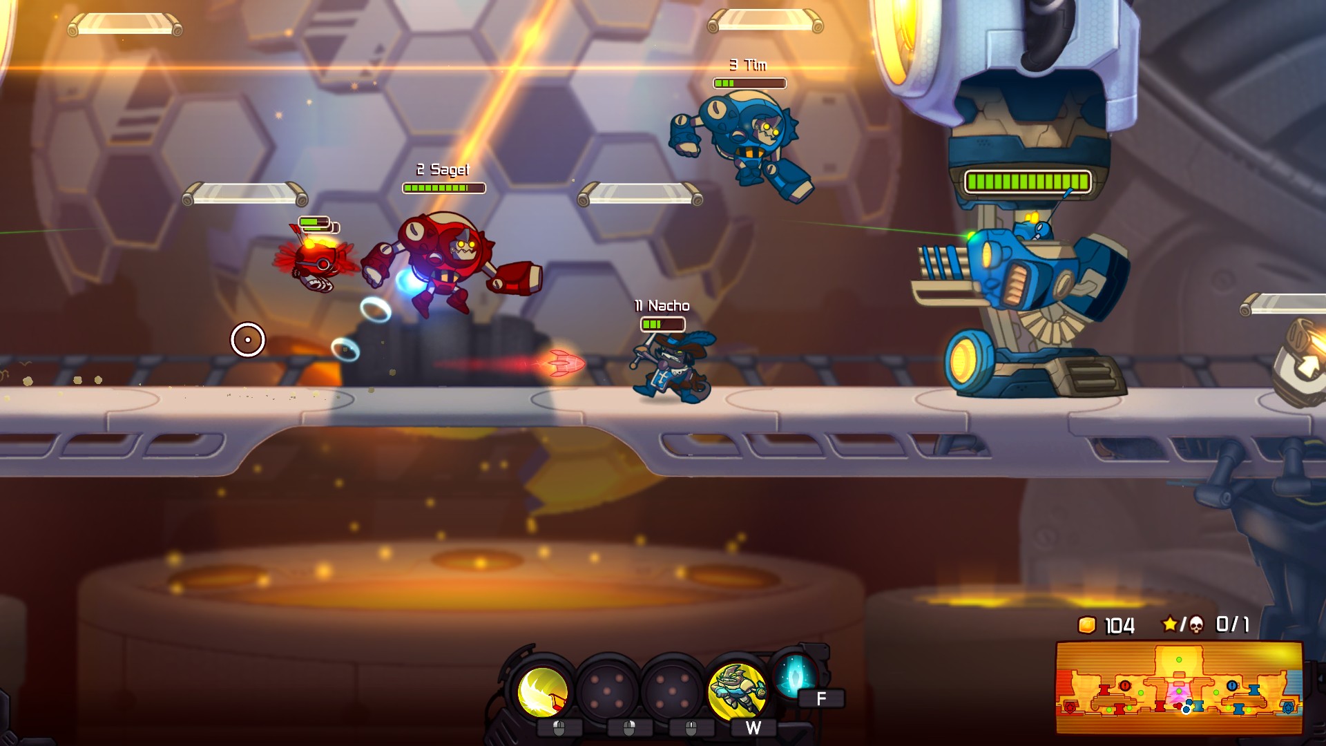 Awesomenauts - Mousquetaire Leon Skin screenshot 2