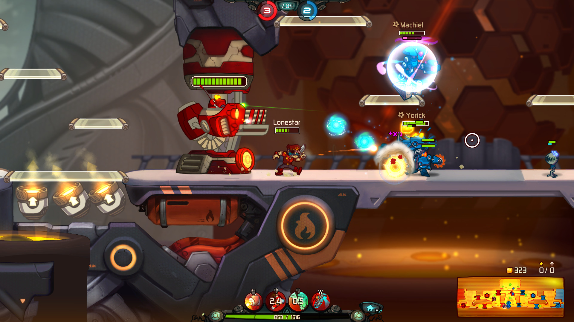 Awesomenauts - Officer Lonestar Skin screenshot 3