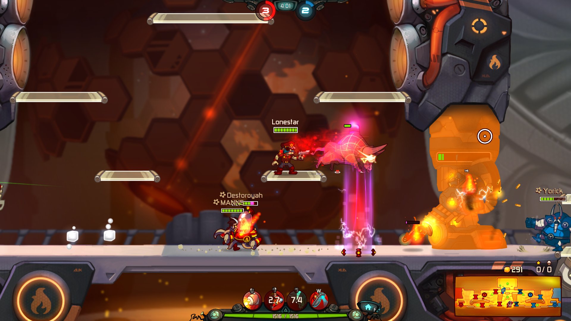 Awesomenauts - Officer Lonestar Skin screenshot 5