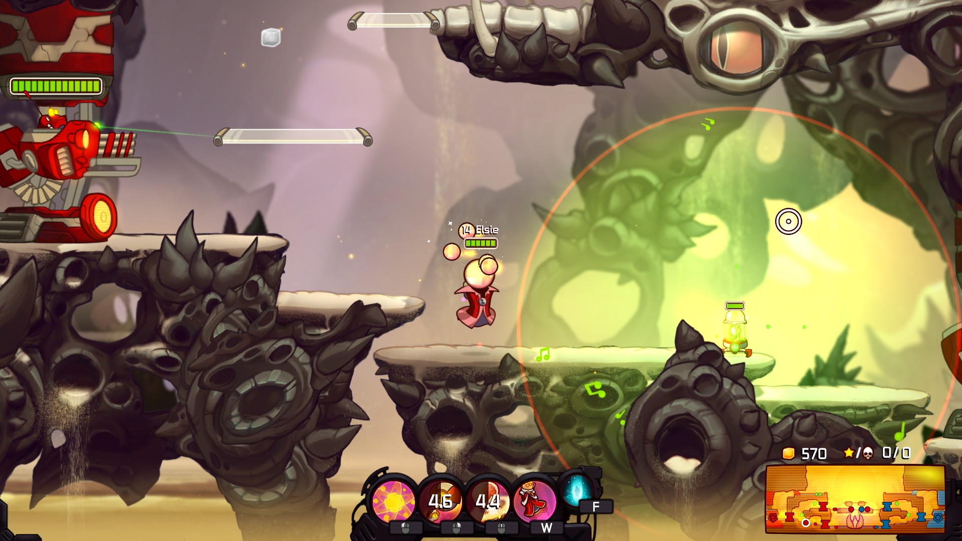 Awesomenauts - Disco Voltar Skin screenshot 2
