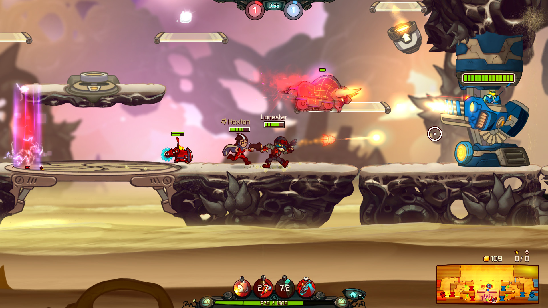 Awesomenauts - Private Mels Skin screenshot 3