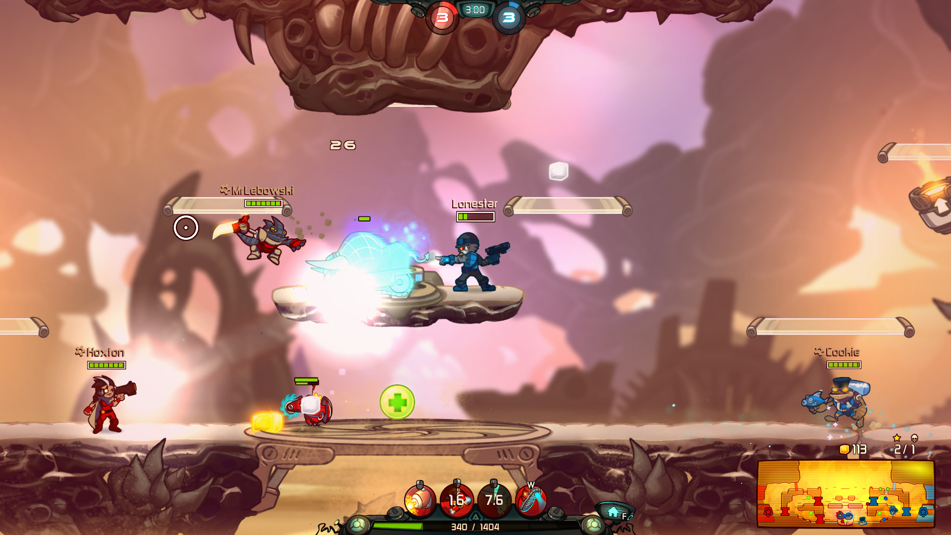 Awesomenauts - Private Mels Skin screenshot 2