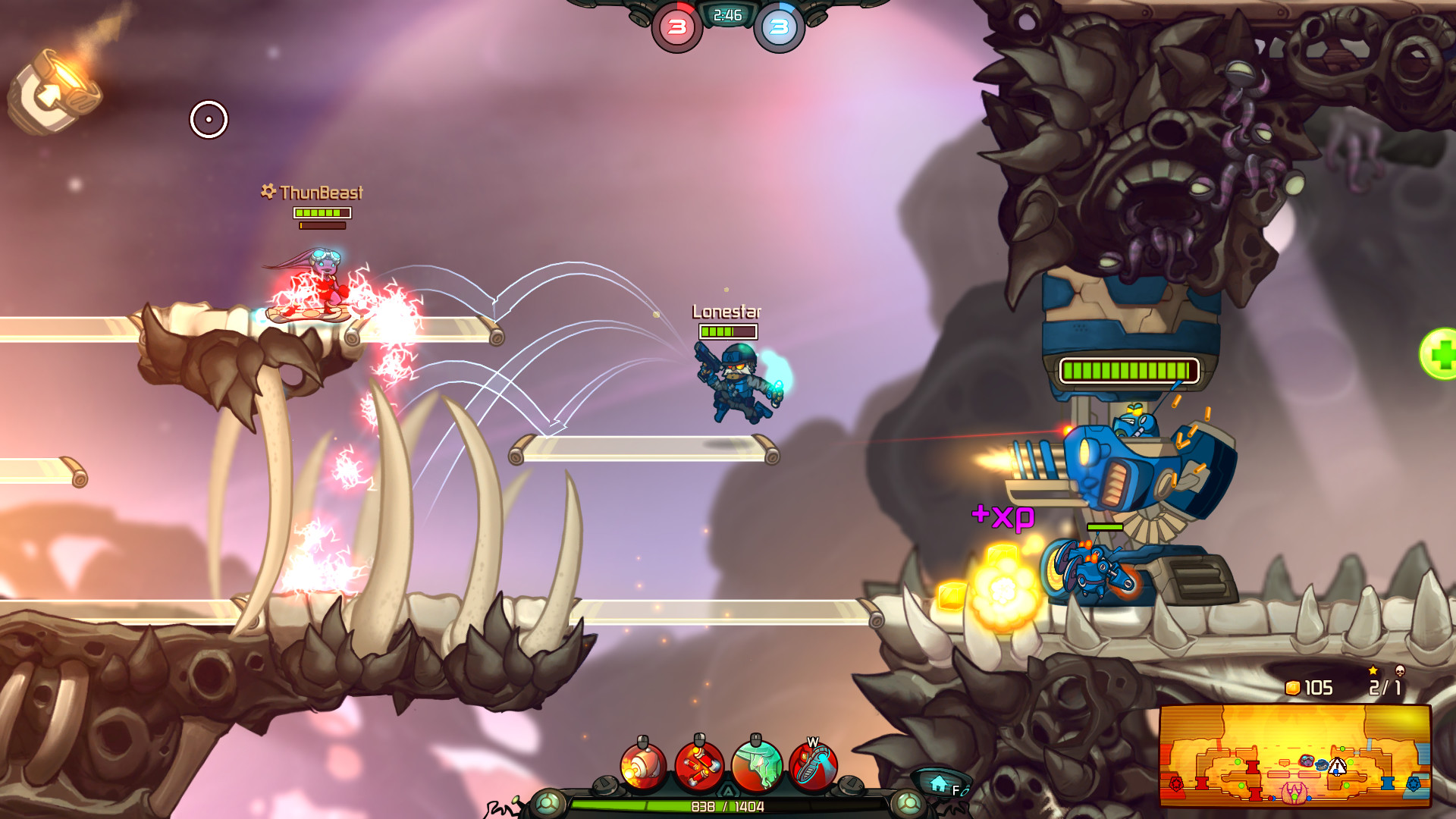 Awesomenauts - Private Mels Skin screenshot 4