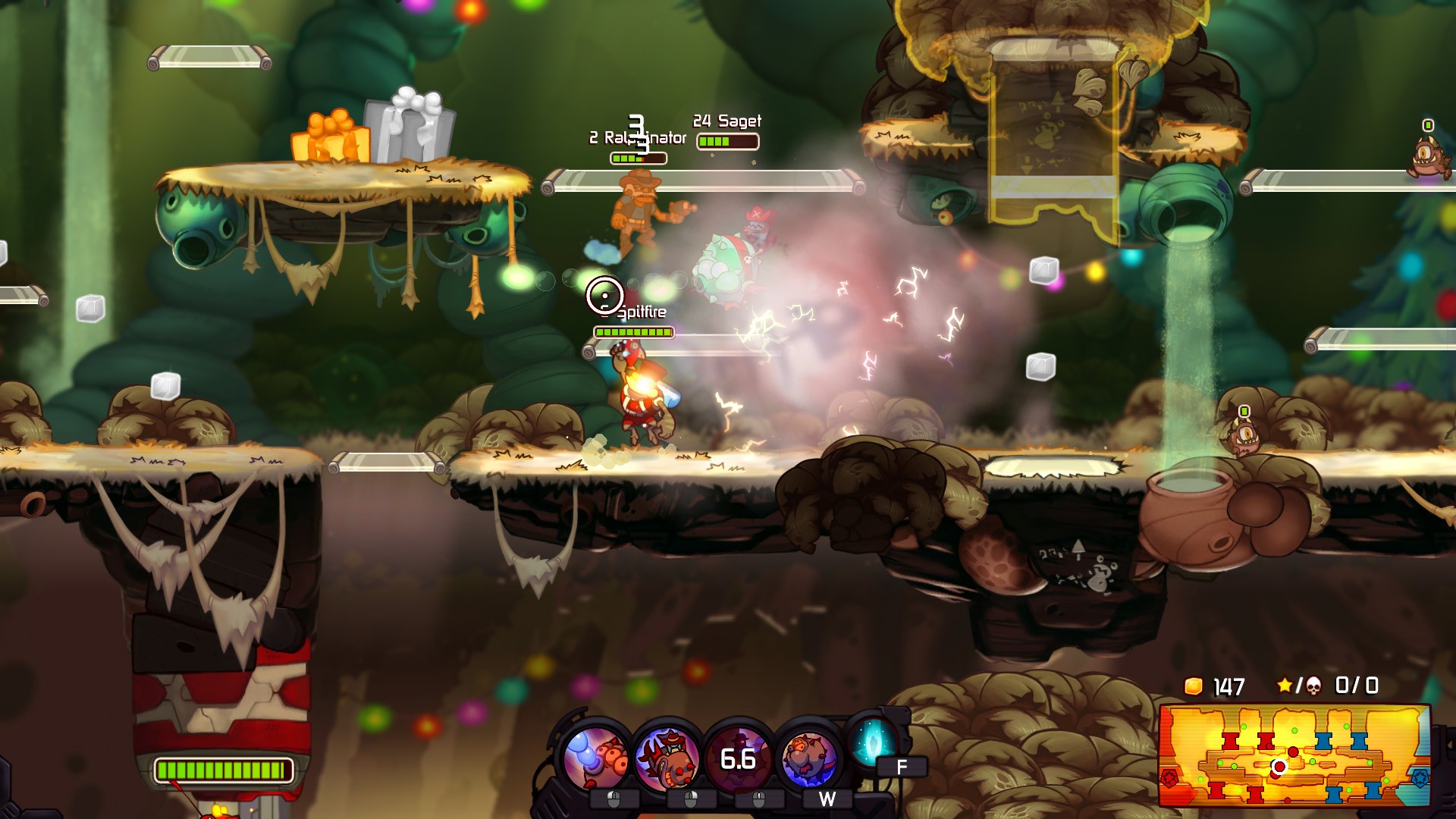 Awesomenauts - Cap'n Vinnie & Seadog Spike Skin screenshot 5