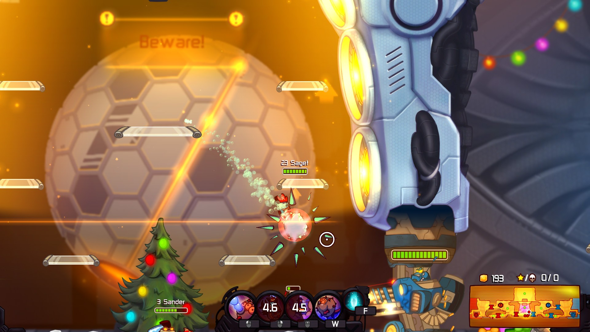 Awesomenauts - Cap'n Vinnie & Seadog Spike Skin screenshot 4