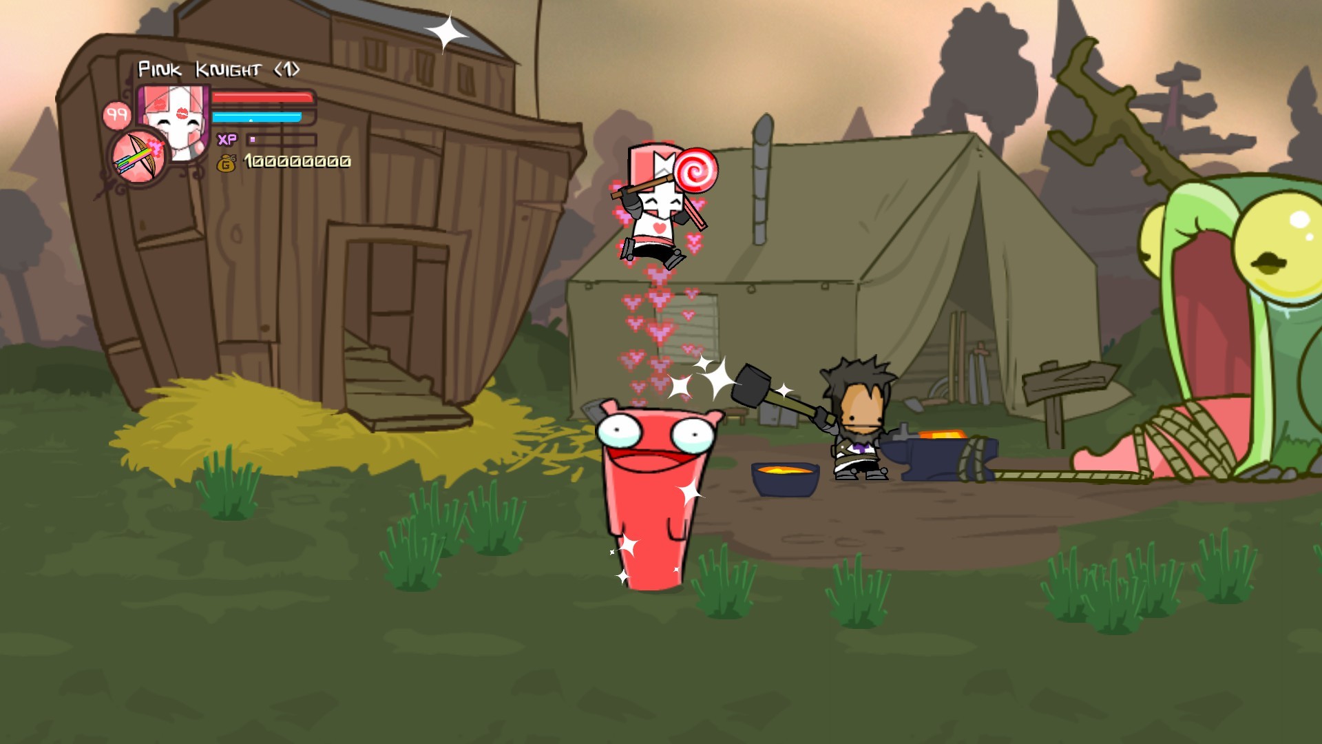Castle Crashers - Pink Knight Pack screenshot 2