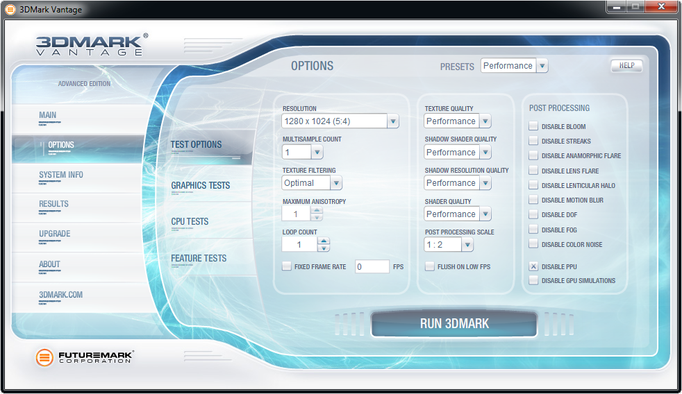 3DMark Vantage screenshot 4