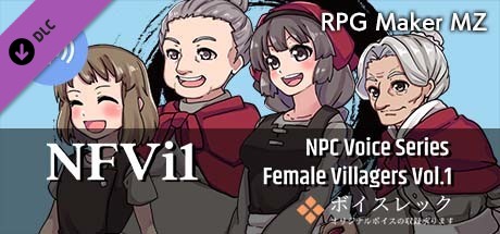 RPG Maker MZ - NPC Female Villagers Vol.1: header artwork