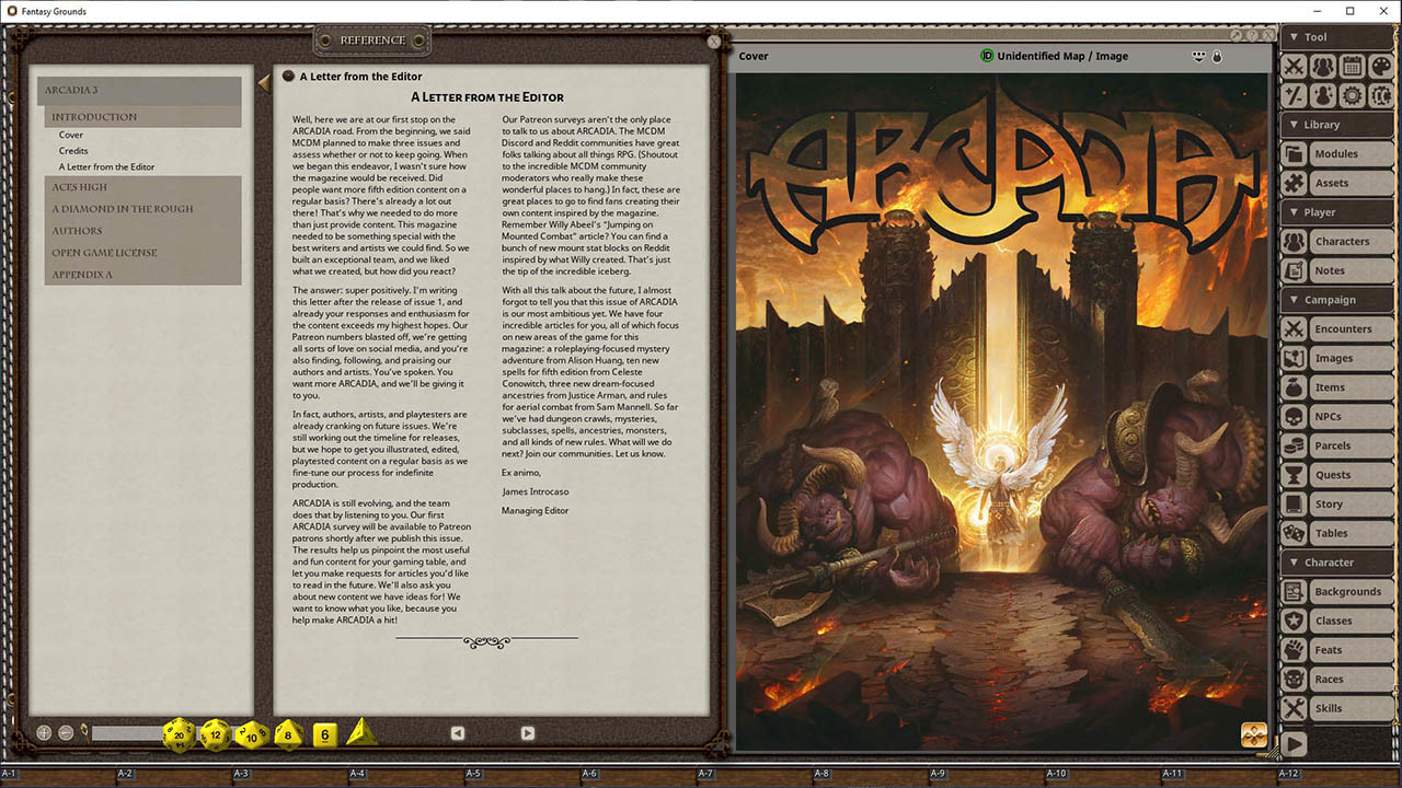 Fantasy Grounds - Arcadia Issue 003 screenshot 5