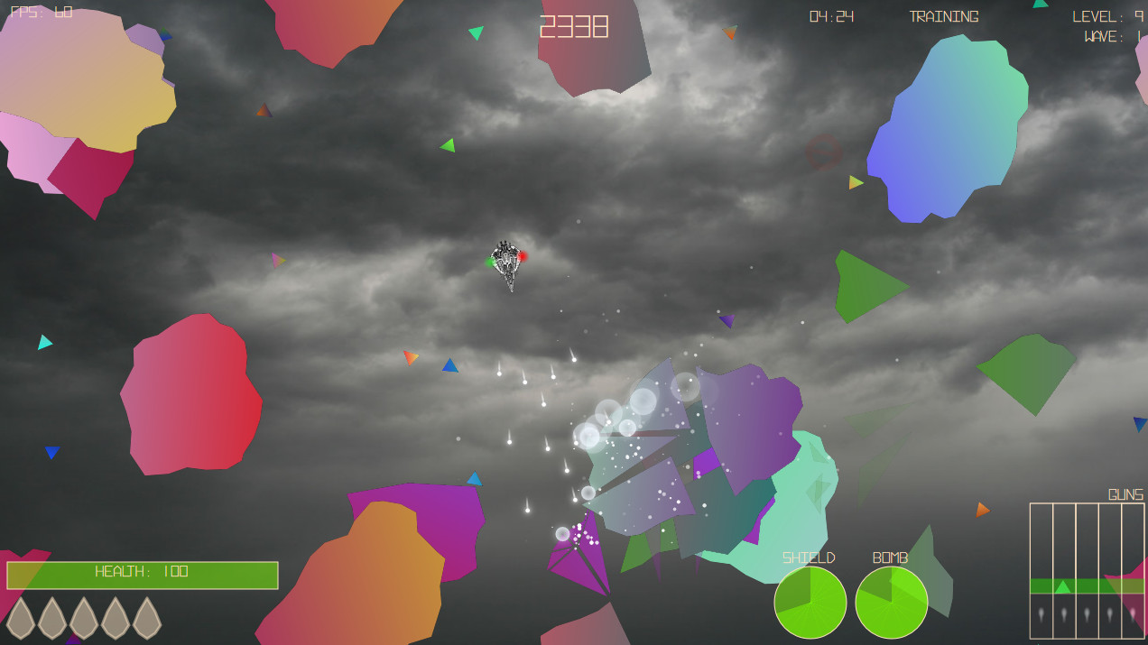 Asteroids screenshot 4