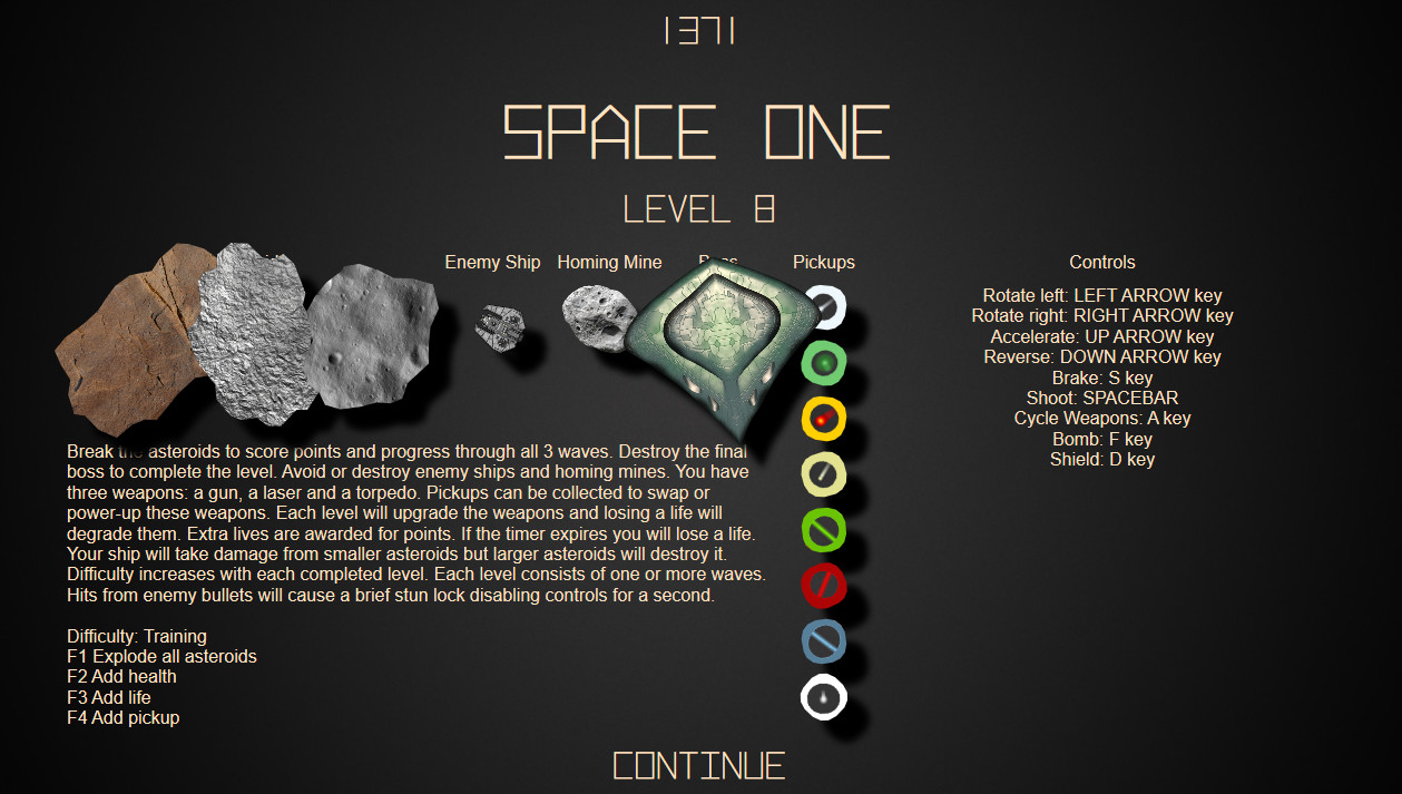 Asteroids screenshot 5