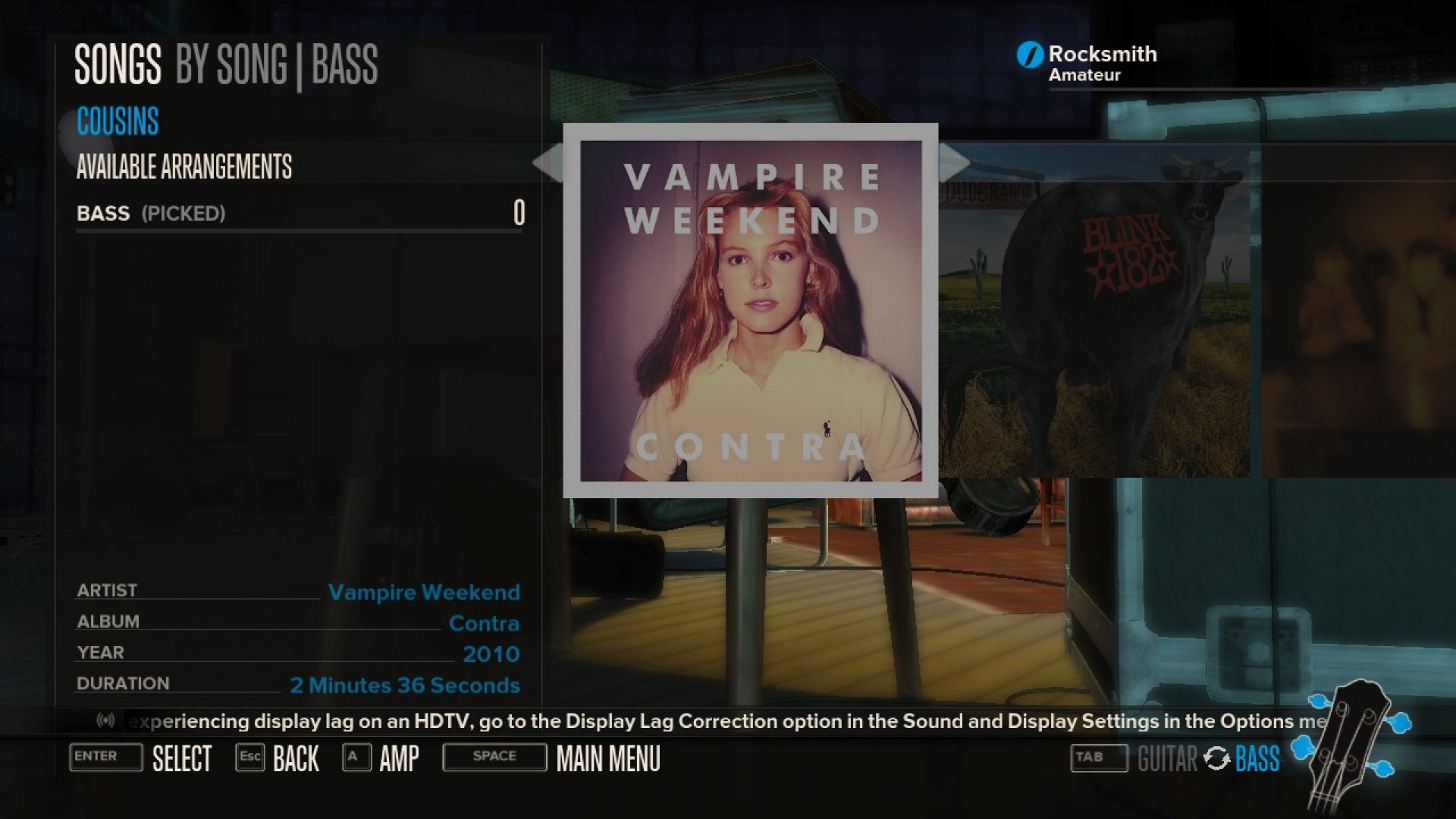 Rocksmith - Vampire Weekend - Cousins screenshot 2