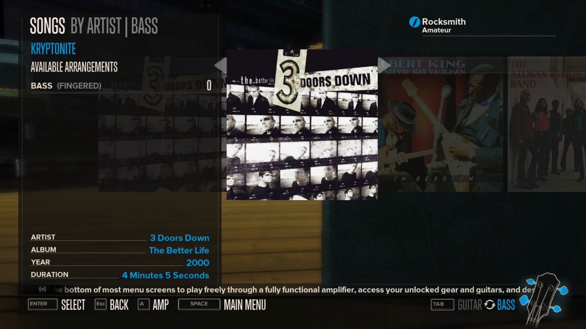 Rocksmith - 3 Doors Down - Kryptonite screenshot 5