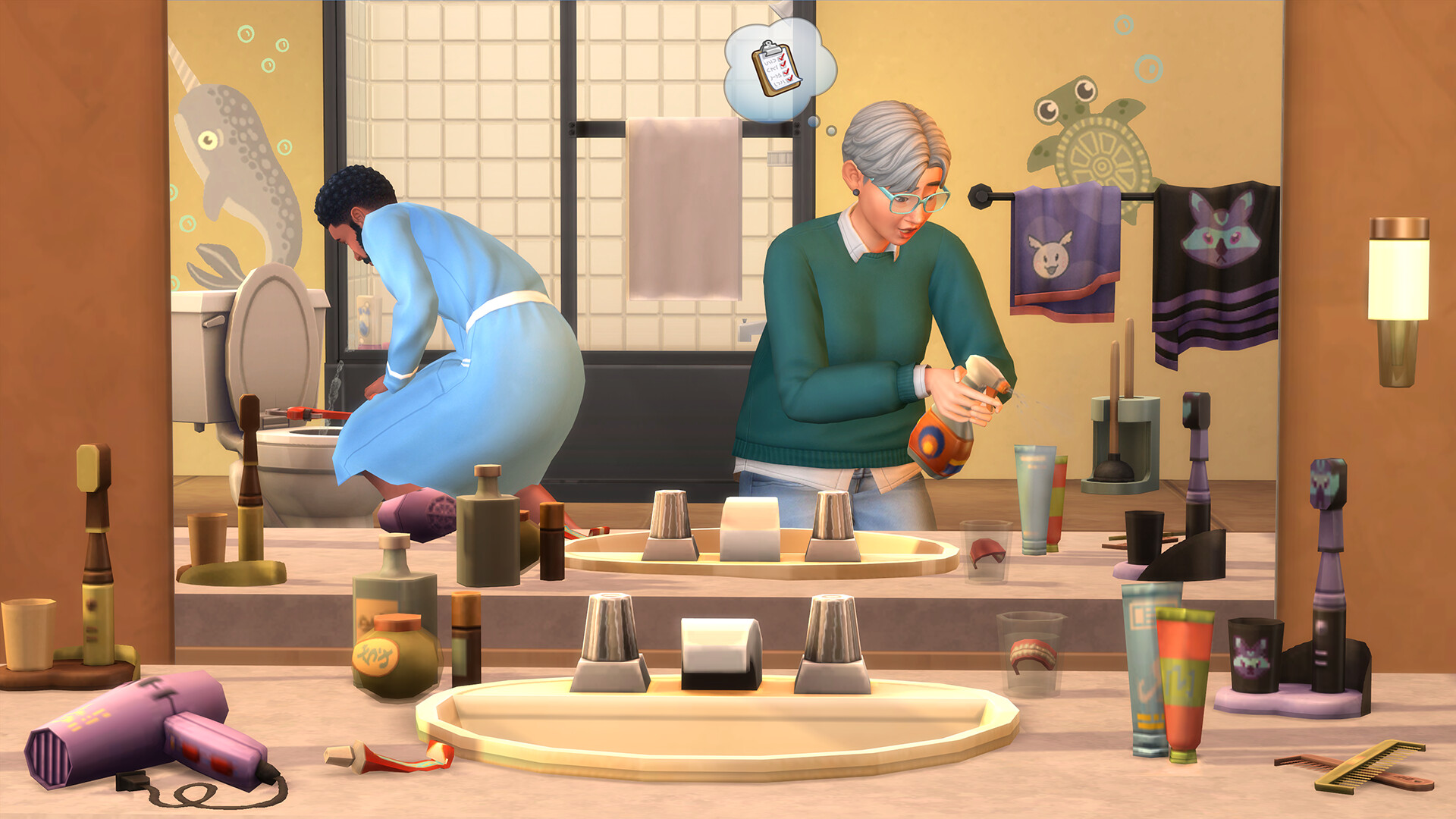 The Sims™ 4 Bathroom Clutter Kit screenshot 1