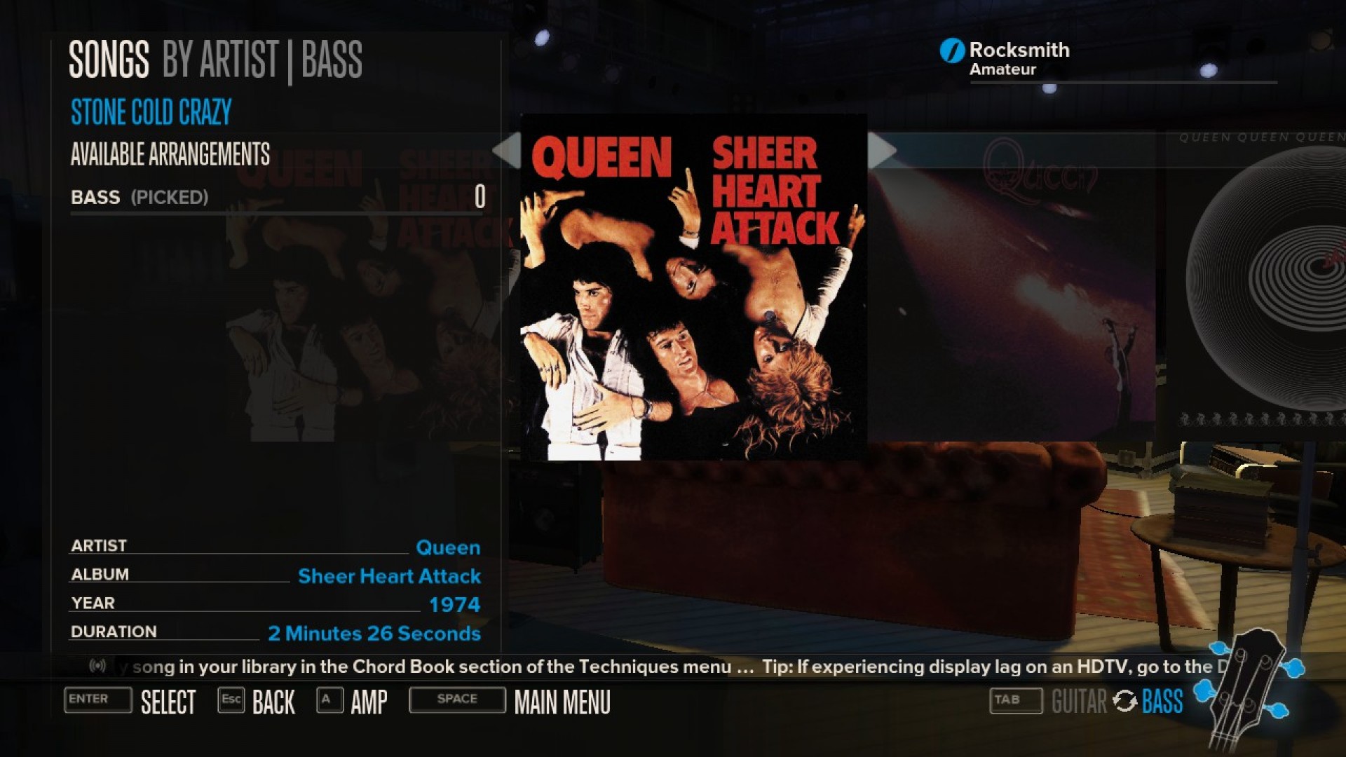 Rocksmith - Queen - Stone Cold Crazy screenshot 5