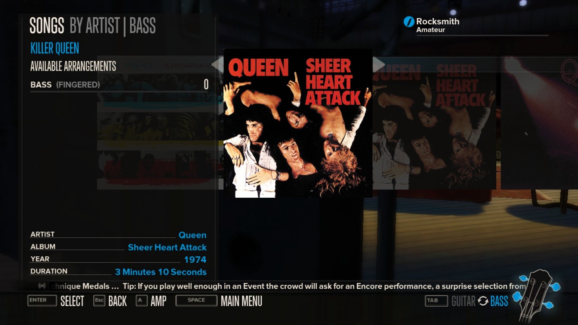 Rocksmith - Queen - Killer Queen screenshot 5
