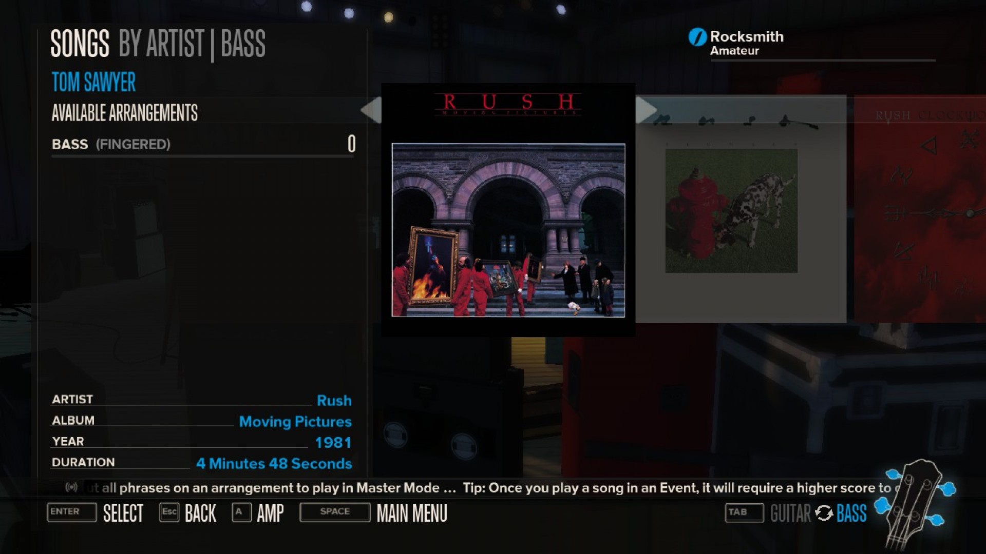 Rocksmith - Rush - Tom Sawyer screenshot 2