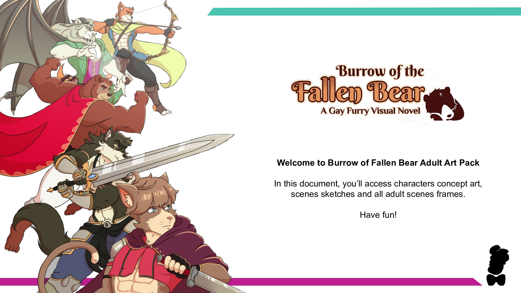 Burrow of the Fallen Bear: Adult Art Pack screenshot 1