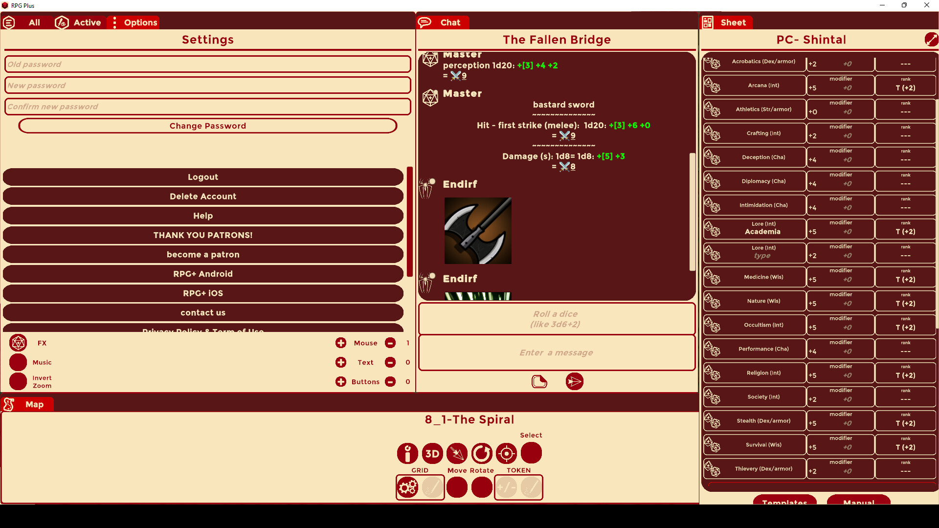 RPG Plus - Virtual Tabletop screenshot 17