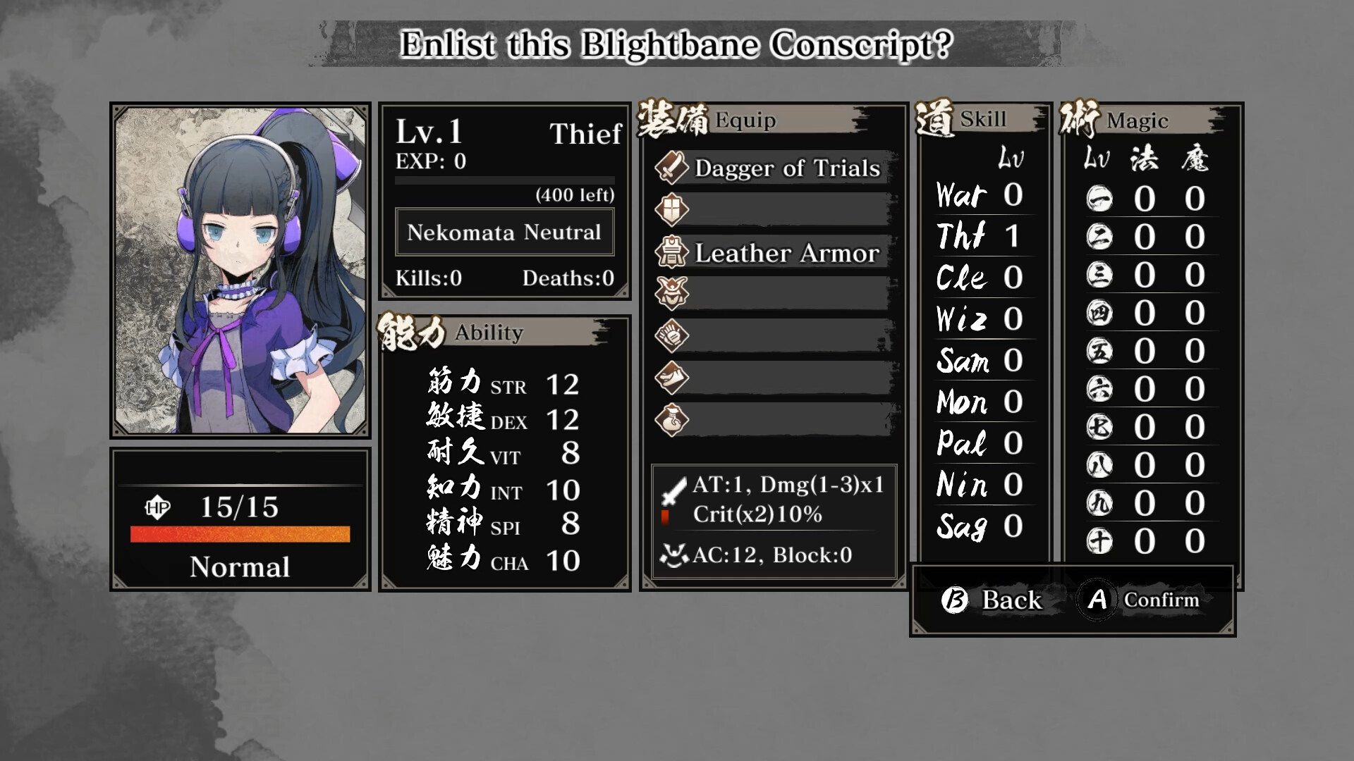 Labyrinth of Zangetsu - AKIBA'S BEAT Avatars screenshot 4