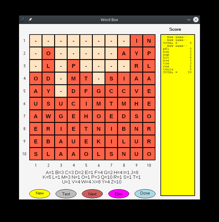 WordBed screenshot 2