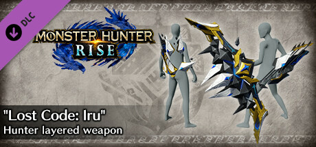 Monster Hunter Rise - "Lost Code: Iru" Hunter layered weapon (Bow): header artwork