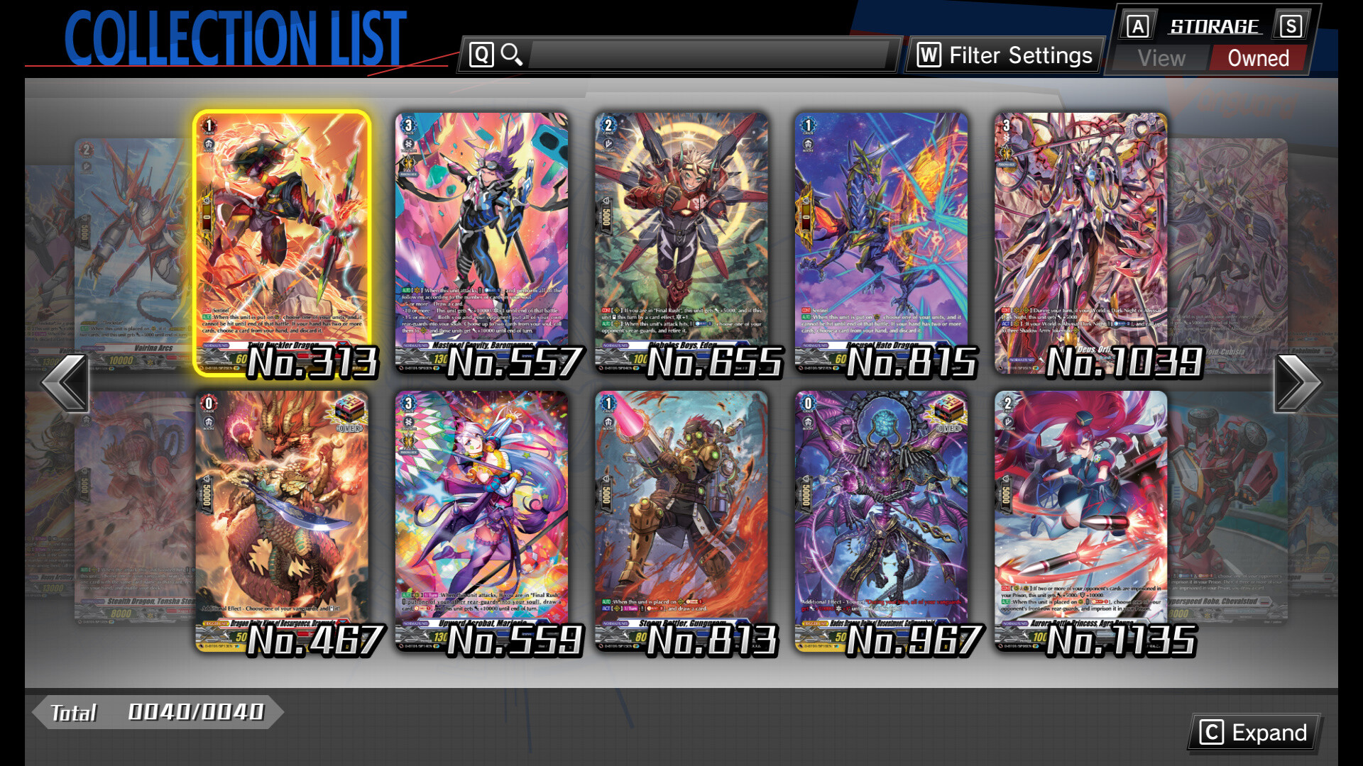 Cardfight!! Vanguard DD: Rare Card Set 01 [D-BT01]: Genesis of the