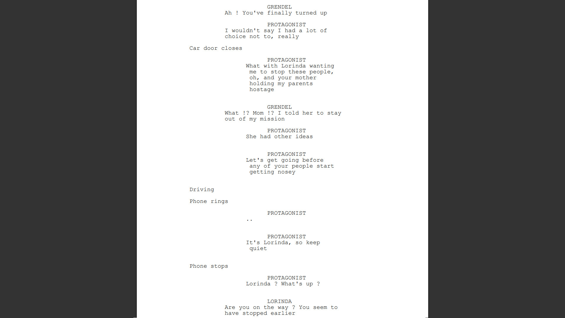 WTC : Relentless Protagonist Script screenshot 1