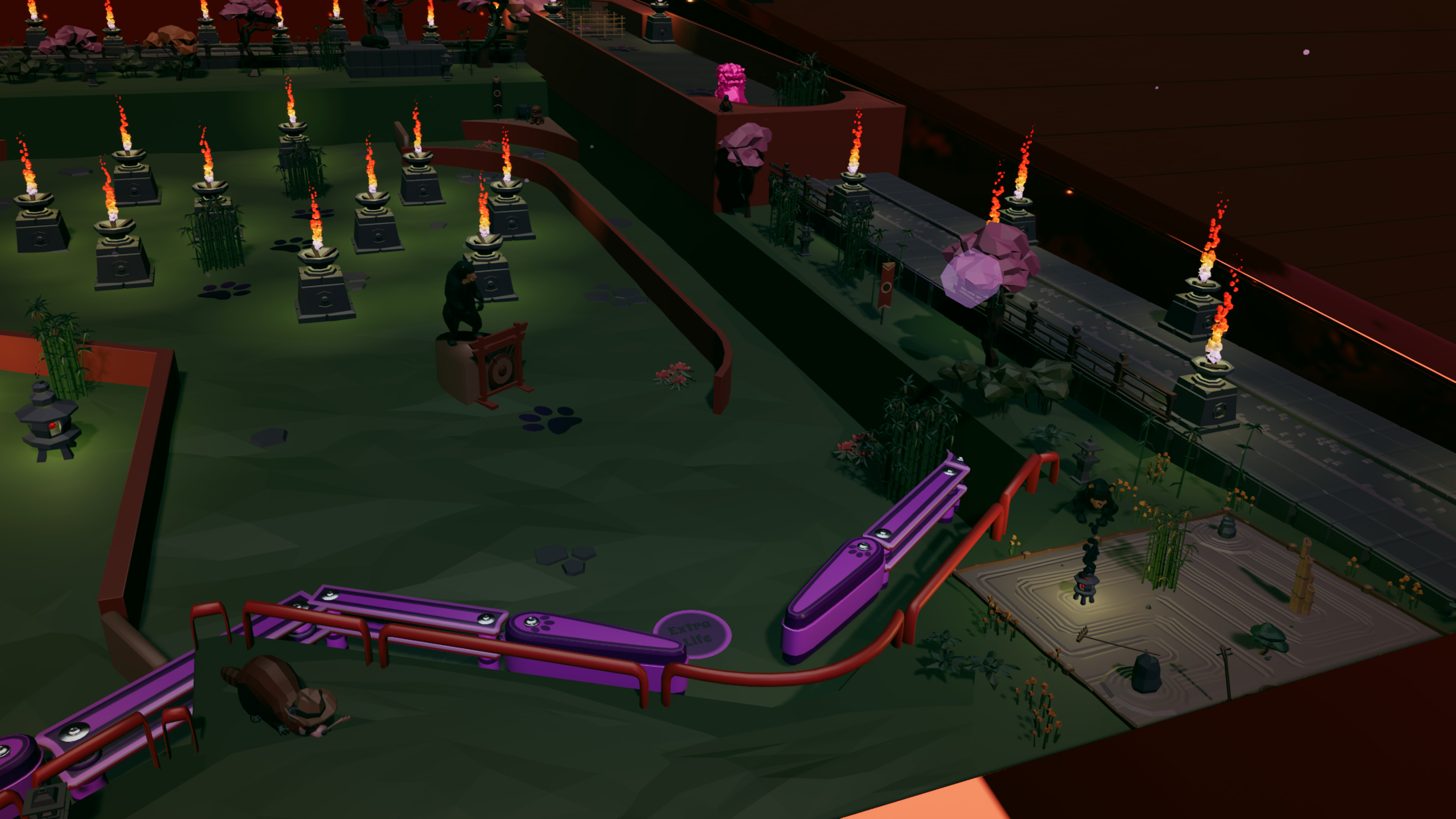 Roxy Raccoon's Pinball Panic - Joyous Japan screenshot 10