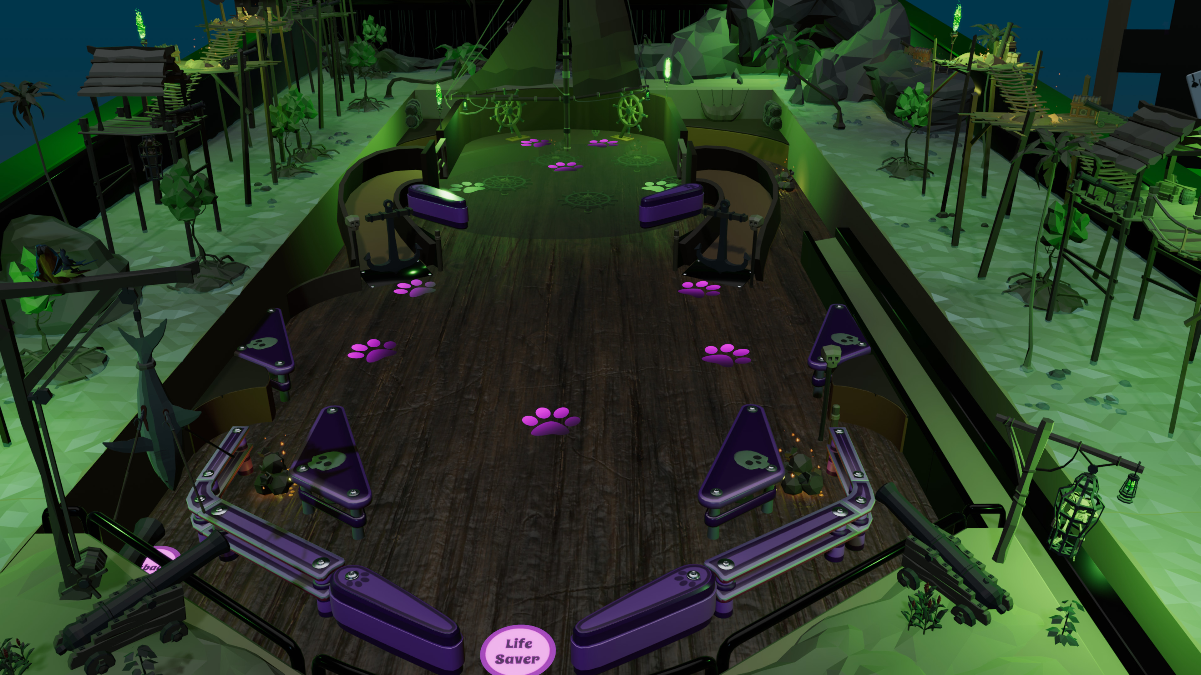 Roxy Raccoon's Pinball Panic - Pirate Palooza screenshot 1