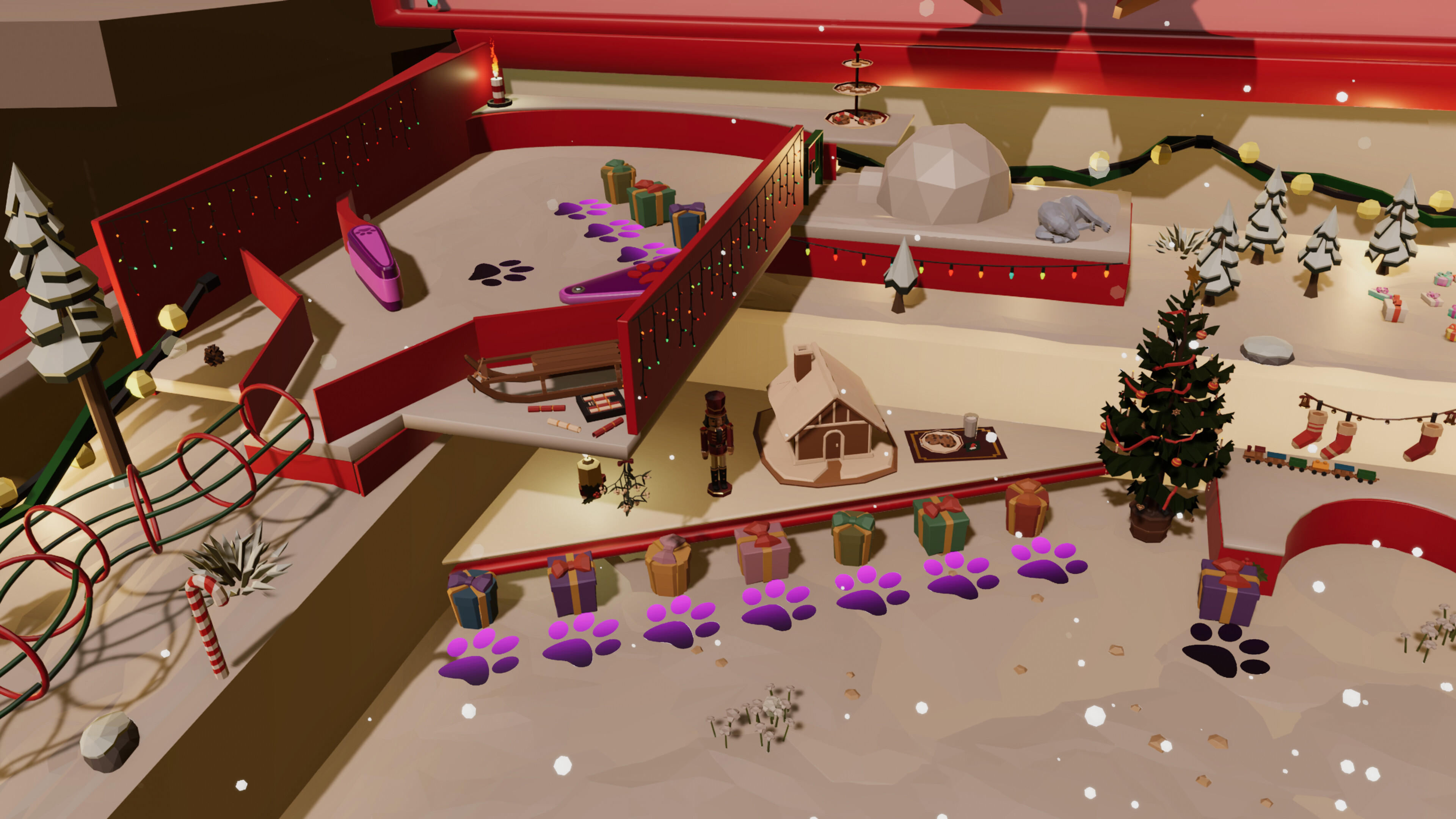 Roxy Raccoon's Pinball Panic - Christmas Carnage screenshot 3