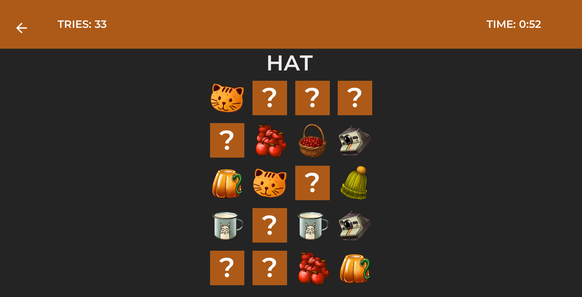 Classic Memory Game - Autumn screenshot 5