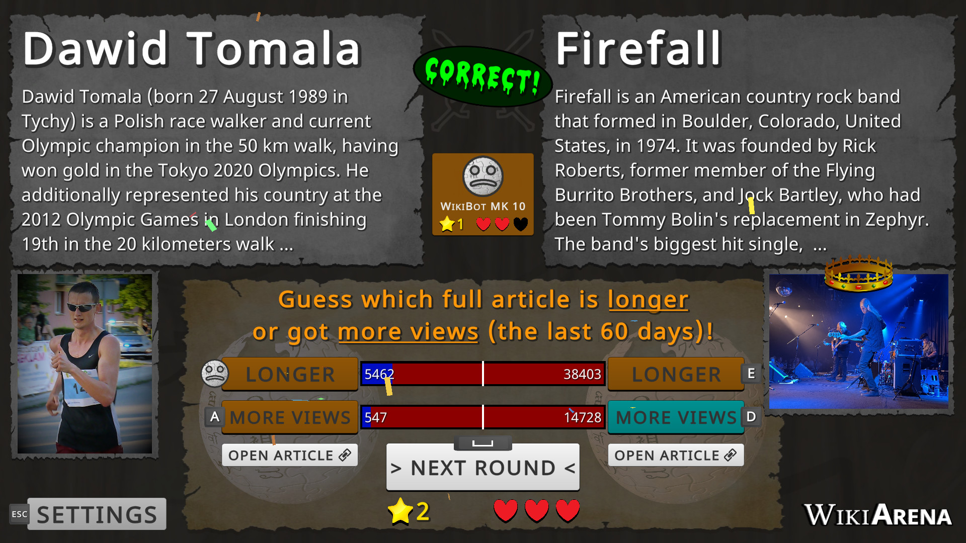 WikiArena screenshot 5
