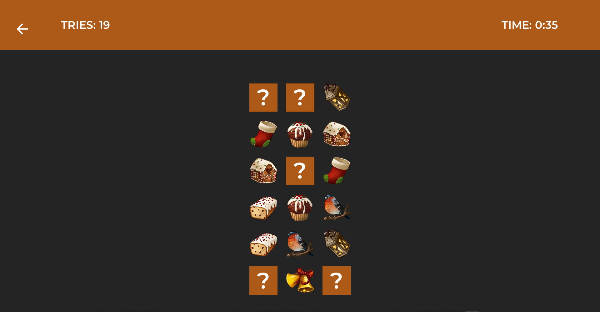 Classic Memory Game - Winter screenshot 2