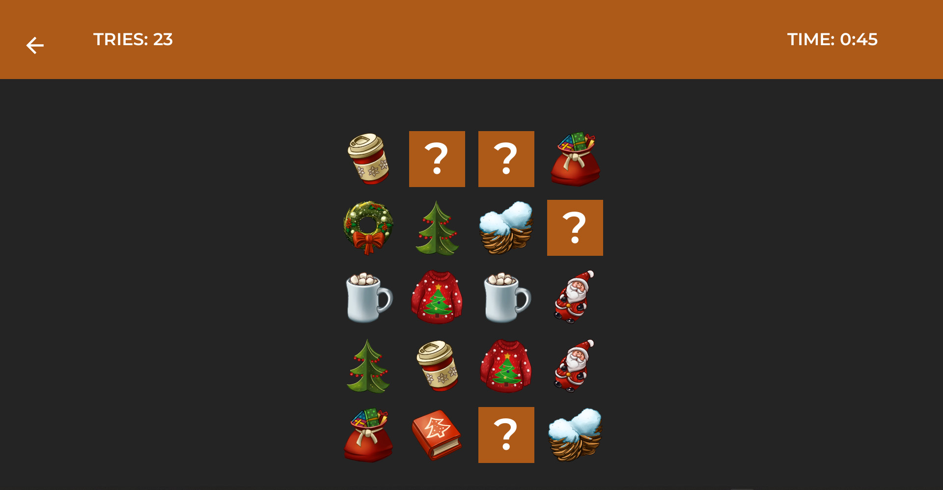 Classic Memory Game - Winter screenshot 4
