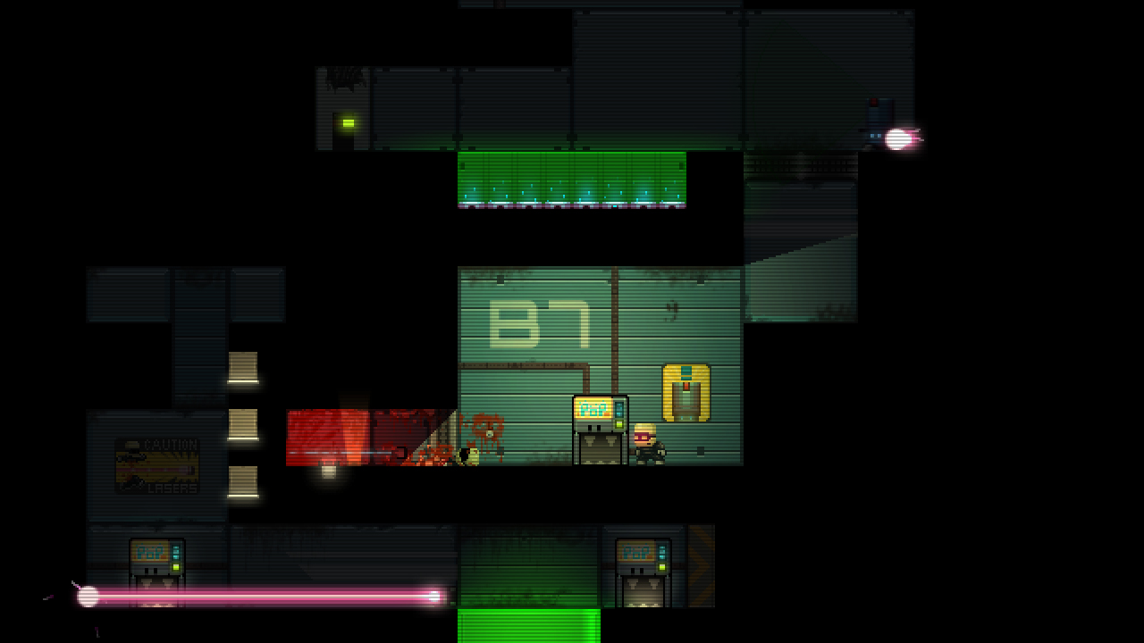 Stealth Bastard Deluxe - The Teleporter Chambers screenshot 12