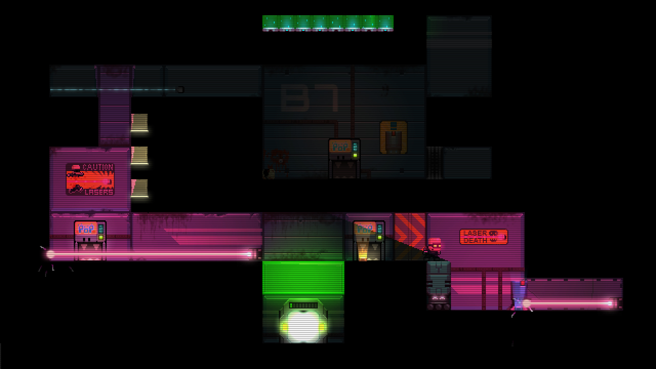 Stealth Bastard Deluxe - The Teleporter Chambers screenshot 13