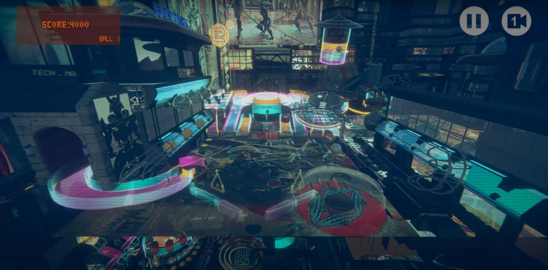 Cyberpunk Pinball screenshot 3