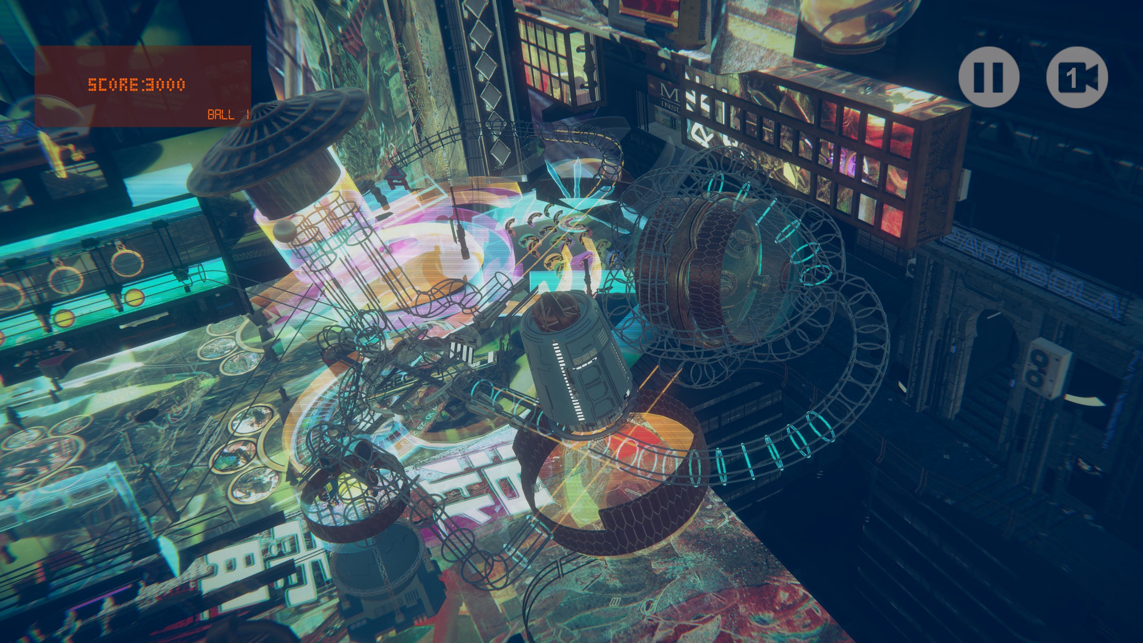 Cyberpunk Pinball screenshot 2