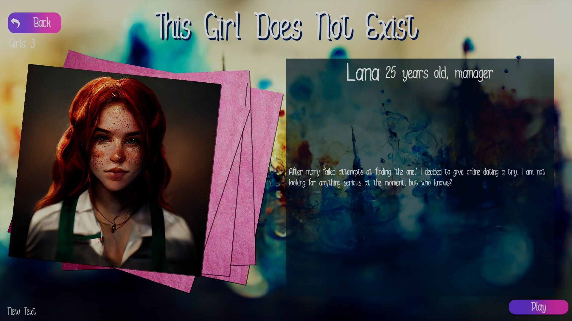 This Girl Does Not Exist screenshot 3