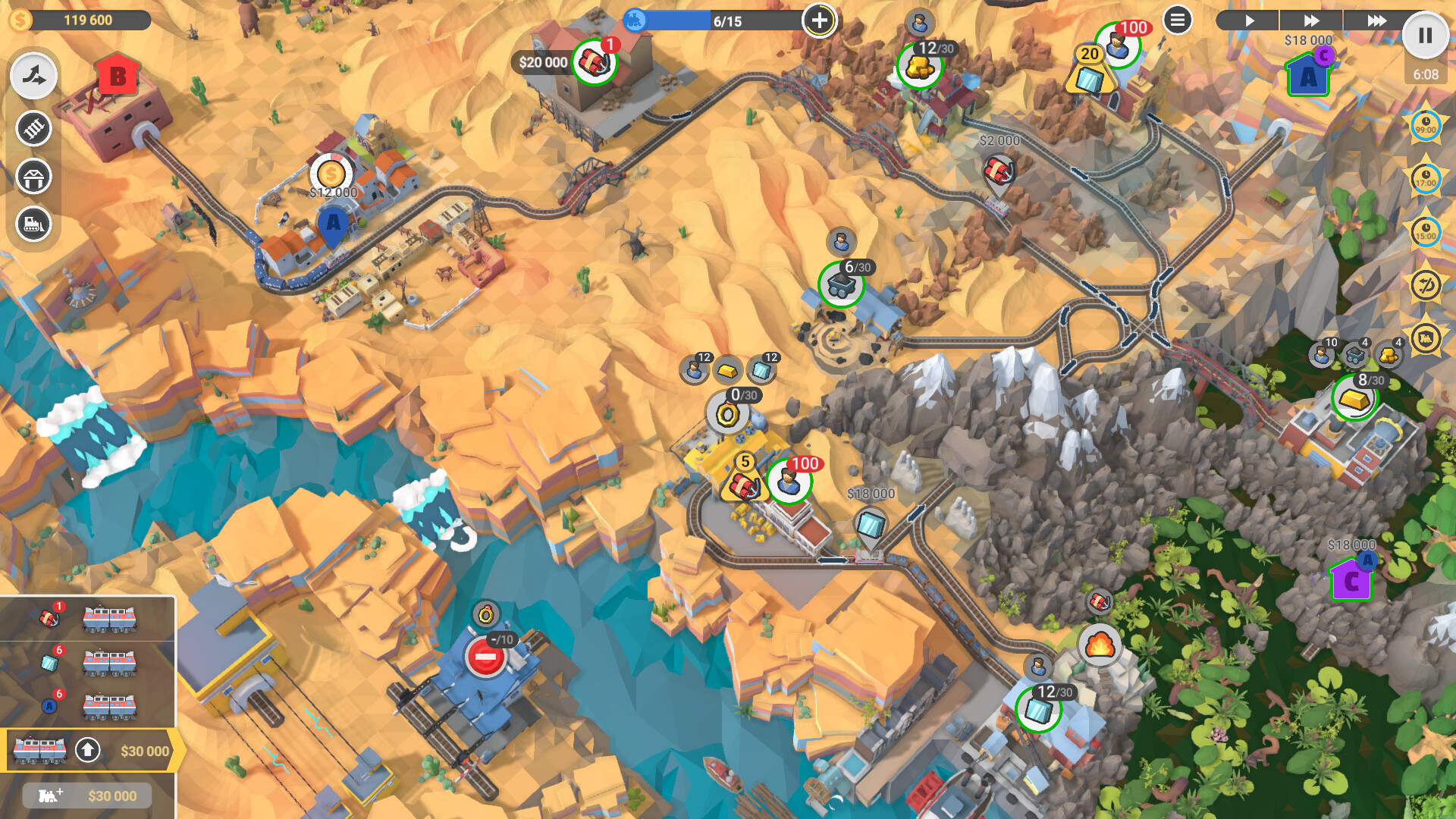 Train Valley 2: Workshop Gems - Sapphire screenshot 6