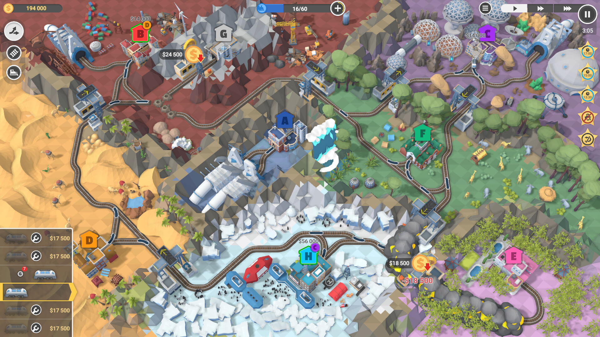 Train Valley 2: Workshop Gems - Sapphire screenshot 4
