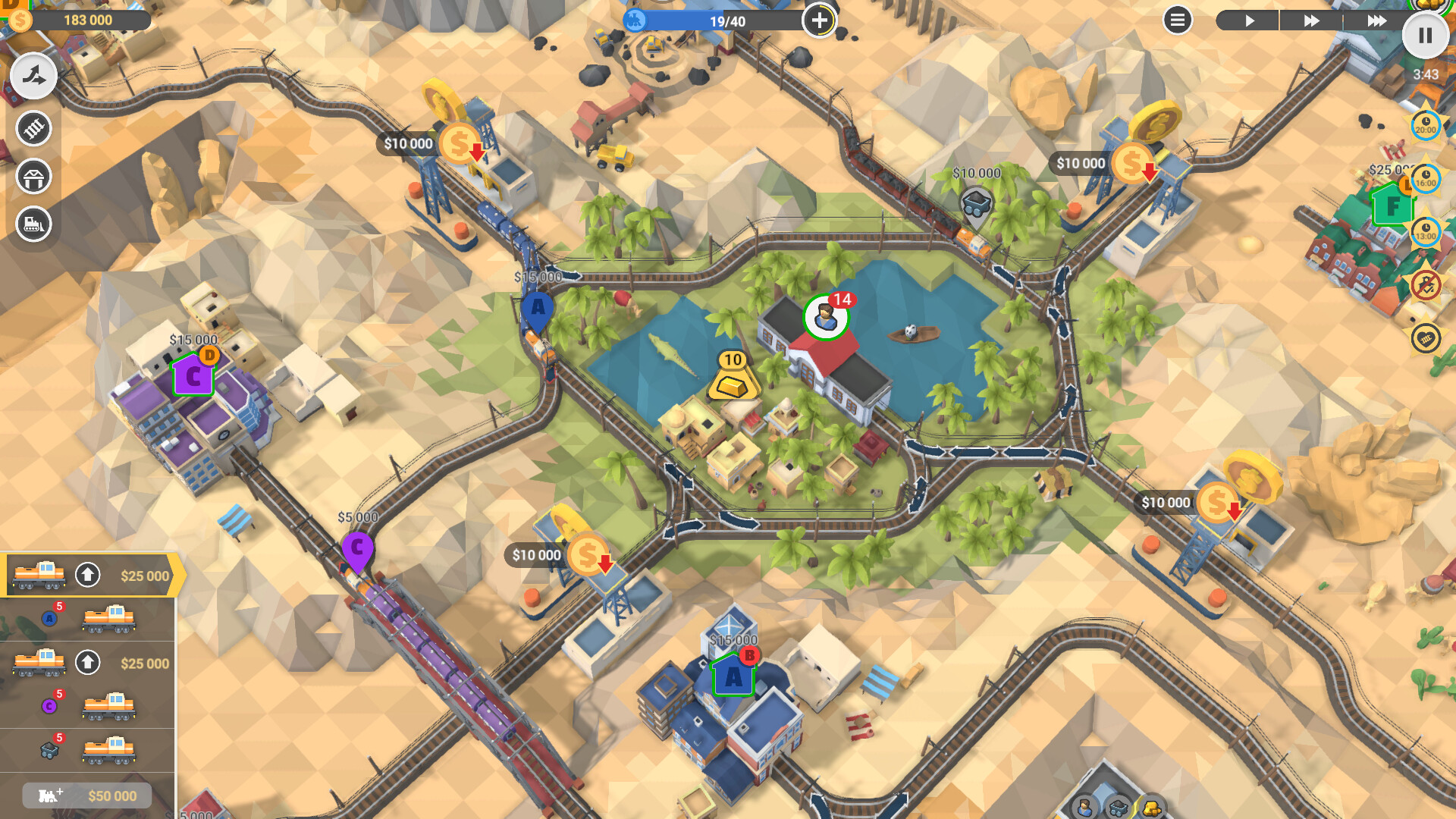Train Valley 2: Workshop Gems - Emerald screenshot 2