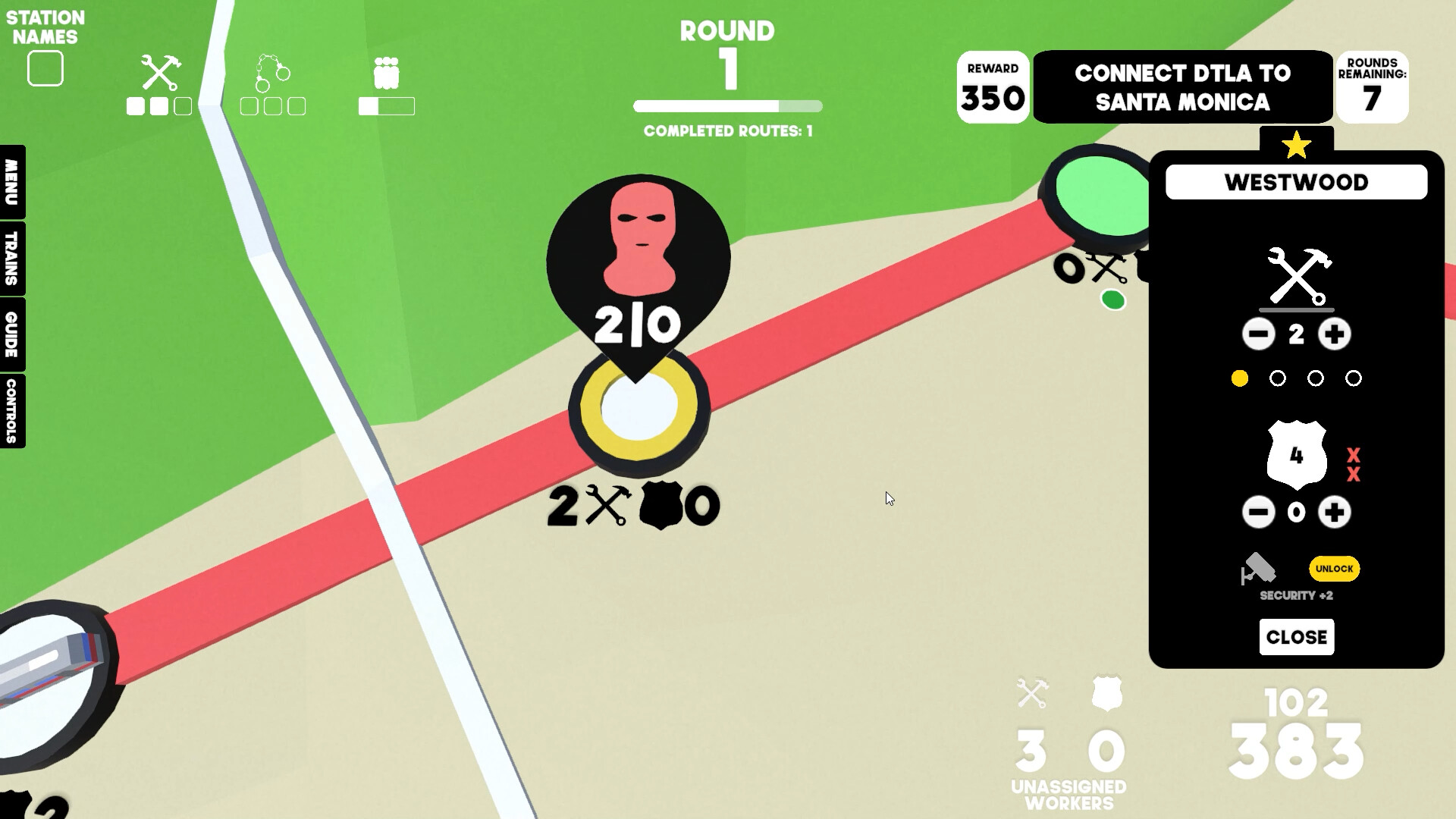 Metro Manager LA screenshot 2