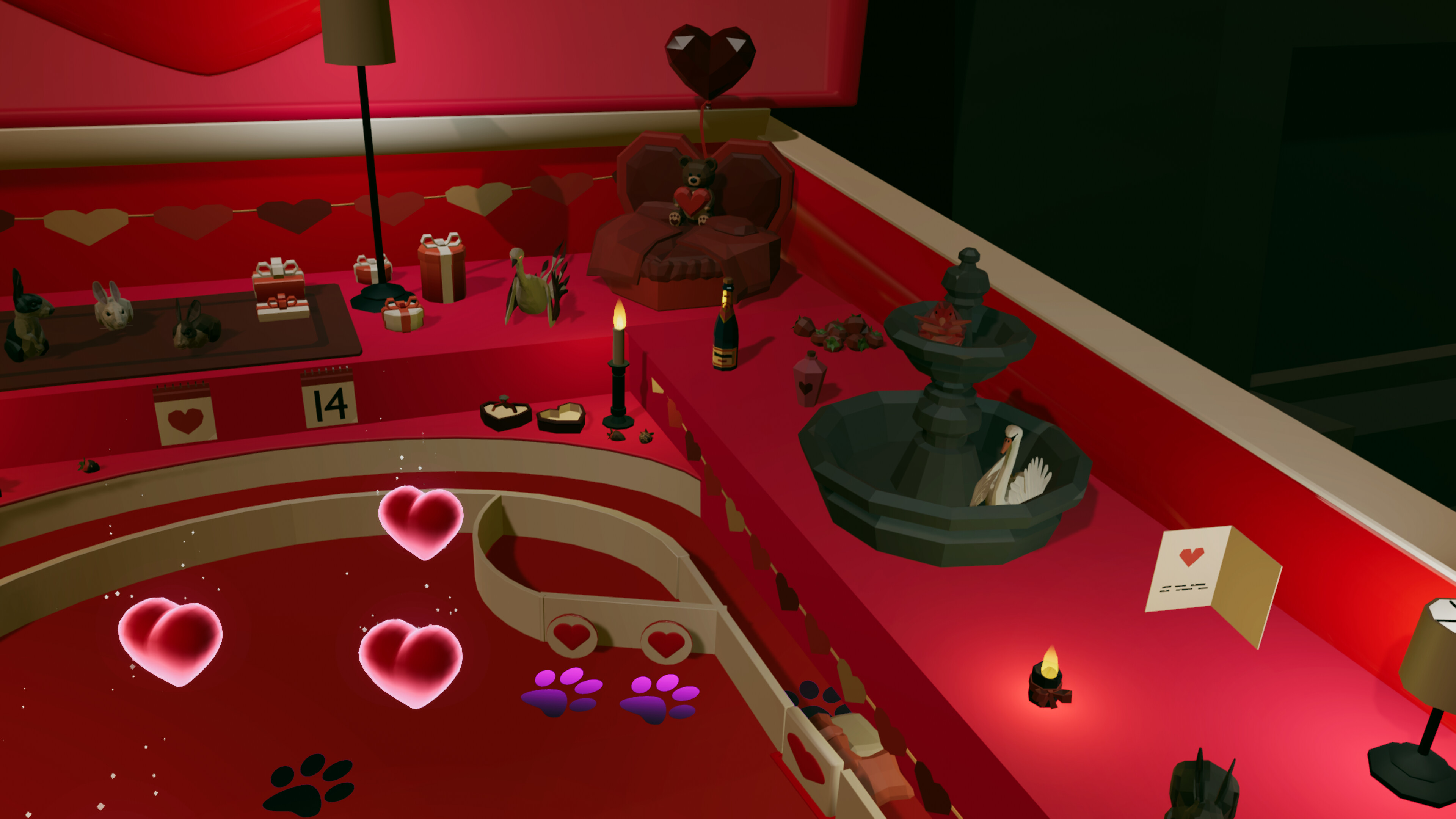 Roxy Raccoon's Pinball Panic - Vibrant Valentine screenshot 4