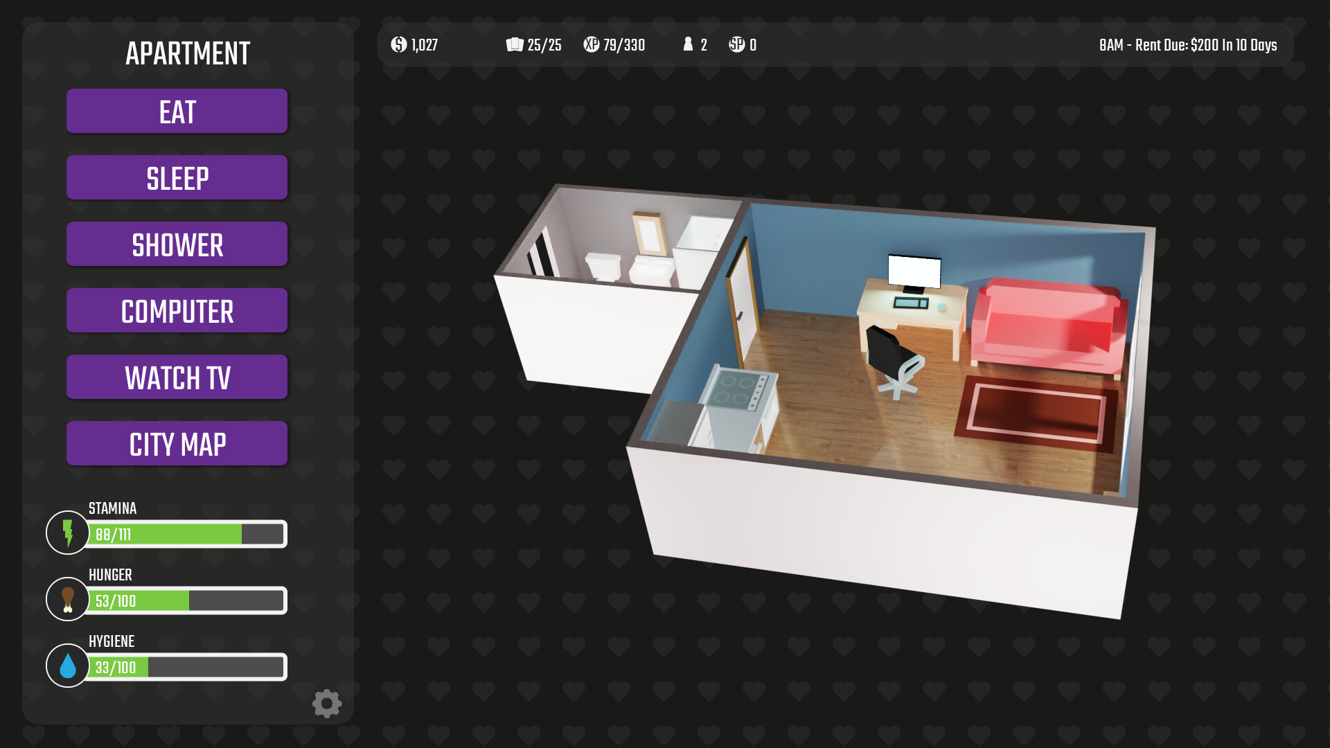 Clientele: Sexy Deckbuilder screenshot 1