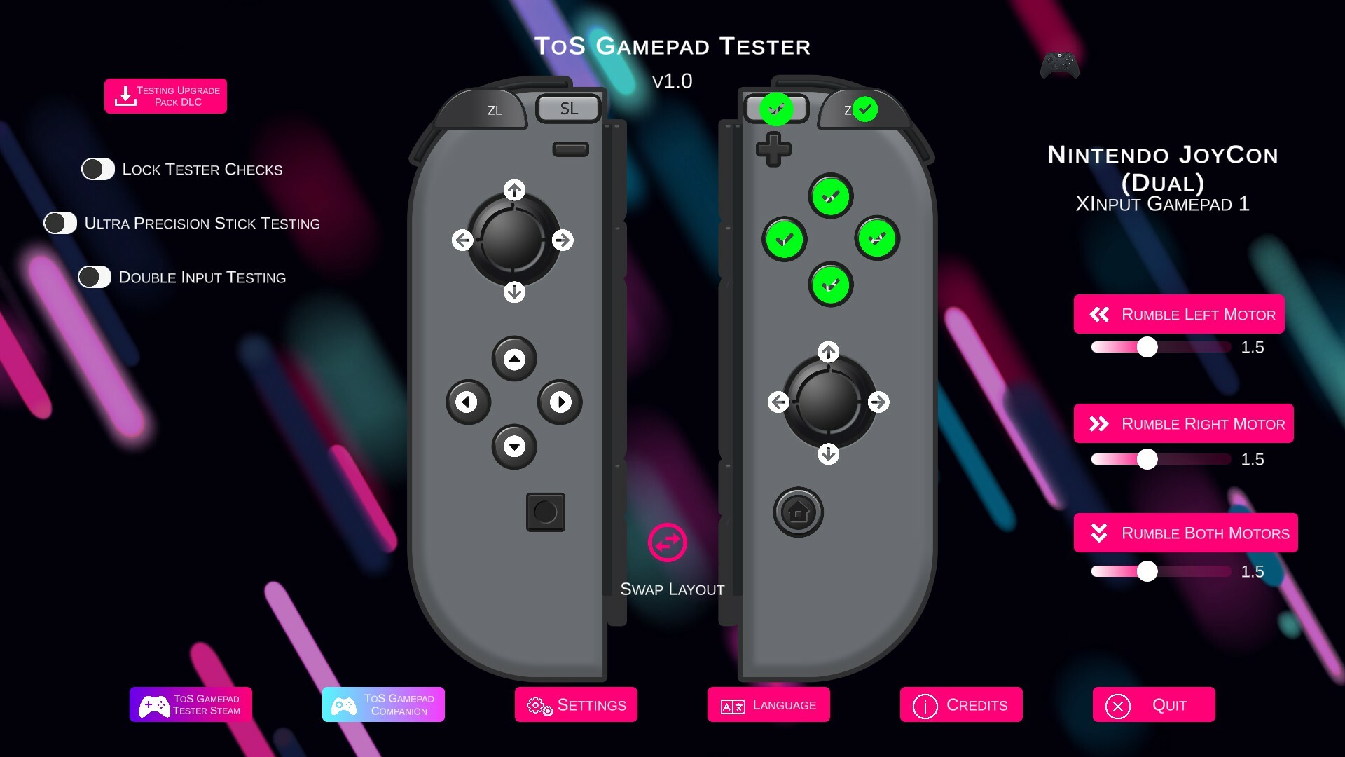 ToS Gamepad Tester screenshot 6