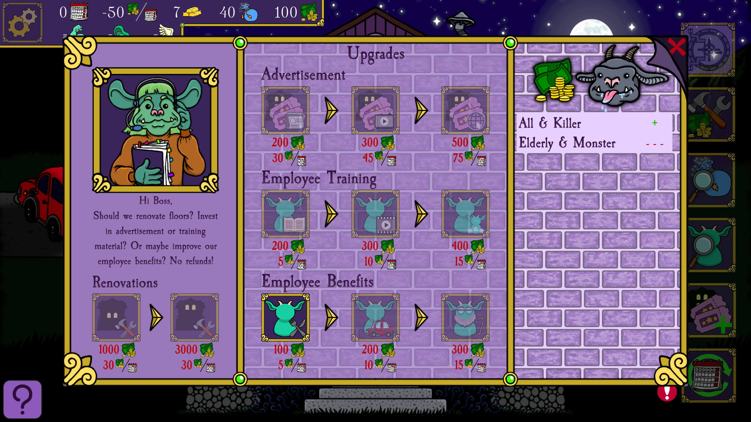 Spooky Mansion Manager screenshot 5