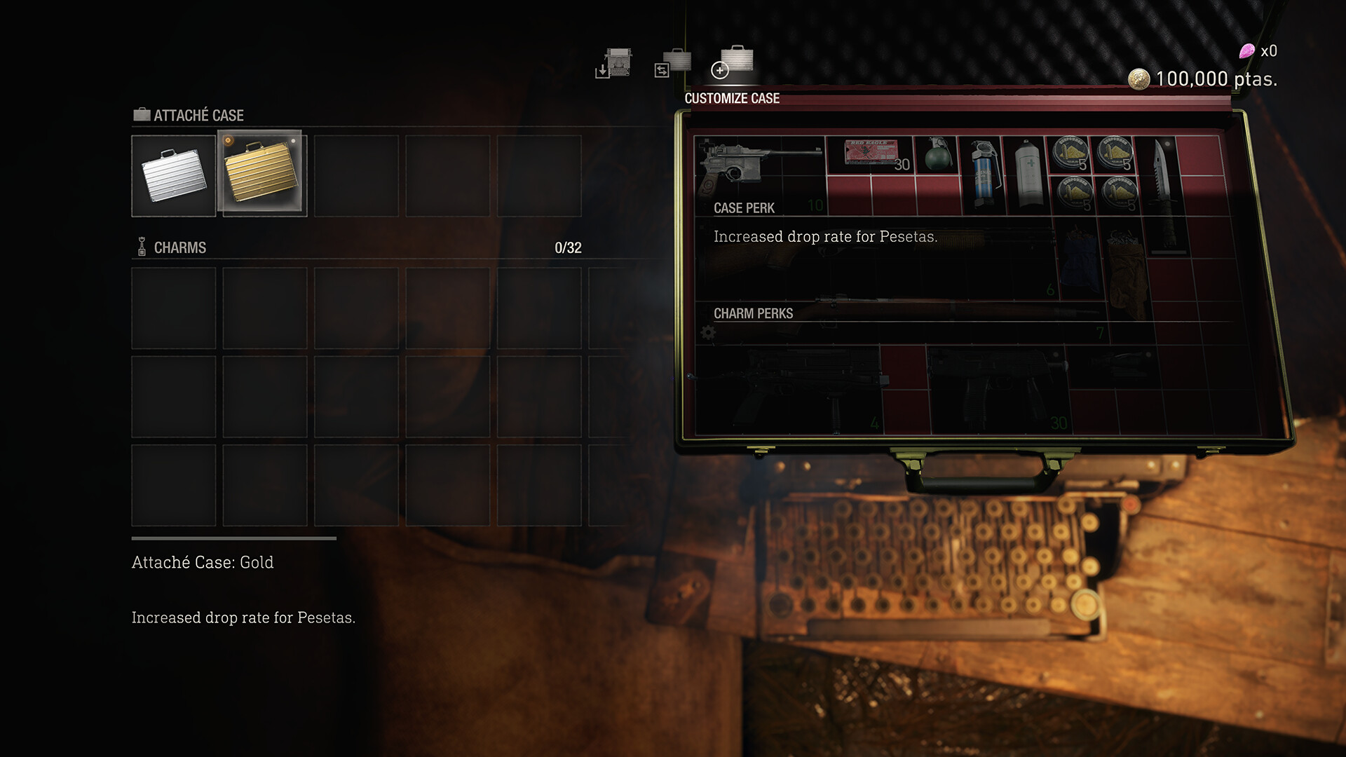 Resident Evil 4 Attaché Case: 'Gold' screenshot 1